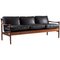 Mid-Century Scandinavian Rosewood & Leather Sofa by Torbjørn Afdal, 1960s 1