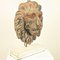 Lampes de Bureau Antique avec Masques Lion en Terracotta, Set de 2 5