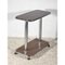 Italian Trolley Table in Wood and Chromed Steel, 1980s, Image 4