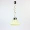 MId-Century Lond Ceiling Lamp in Cream Opaline & Brass, 1960s 1