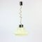 MId-Century Lond Deckenlampe aus Cremefarbenem Opalglas & Messing, 1960er 1