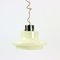 MId-Century Lond Ceiling Lamp in Cream Opaline & Brass, 1960s, Image 7