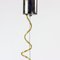 MId-Century Lond Deckenlampe aus Cremefarbenem Opalglas & Messing, 1960er 3