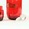 Mid-Century Alcohol Bottle & Shot Set in Red Glass, Czechoslovakia, 1960s, Set of 7, Image 2