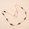 Gold and Onyx Necklace, 1970s, Image 2