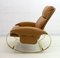 Leather Rocking Chair by Guido Faleschini, 1970s 4