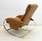 Leather Rocking Chair by Guido Faleschini, 1970s, Image 5