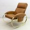 Leather Rocking Chair by Guido Faleschini, 1970s 3