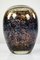 Jarrón Egg de vidrio marrón y azul de Walter Dexel para WMF Ikora, años 30, Imagen 3