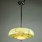 Vintage Ceiling Lamp with Marble Glass Shade from EBA 2