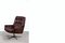 Mid-Century Danish Modern Brown Leather Swivel Armchair from Farstrup Møbler, 1960s 12