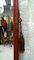 Antiker rot lackierter Chinoiserie Spiegel 6