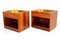 Rosewood & Metal Planters, 1960s, Set of 2, Image 1