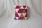 Coussin Triangles Forts Rose de Com Raiz 1