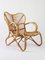 Mid-Century Rattan Lounge Chair from Trio Noordwolde, Holland, 1960s, Immagine 5