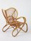 Mid-Century Rattan Lounge Chair from Trio Noordwolde, Holland, 1960s 3