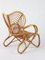 Mid-Century Rattan Lounge Chair from Trio Noordwolde, Holland, 1960s, Image 3