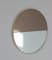 Orbis Dualis™ Mixed Tint Silver + Bronze Round Mirror with Brass Frame Regular 5