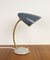 Blue-Grey Table Lamp with Gooseneck, 1950s 2