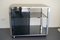 Vintage Glass and Chrome Bar Cart from Mario Sabot, Italy, 1970s, Image 1