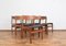 Mid-Century Danish Teak & Leather Dining Chairs, 1960s, Set of 6 1