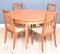 Table de Salle à Manger Fresco & Chaises Rondes par Viktor Wilkins pour G-Plan, 1960s, Set de 5 1