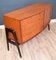 Danish Style Teak Sideboard with Tambour Doors, 1950s 8