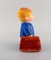 Figura de niño con bolsa de cerámica esmaltada de Lisa Larson para Gustavsberg, Imagen 2