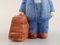 Boy mit Taschenfigur aus Glasierter Keramik von Lisa Larson für Gustavsberg 4