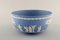 Large Bowl in Light Blue Stoneware with Classicist Scenes from Wedgwood, England, 1930s 3