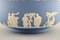 Large Bowl in Light Blue Stoneware with Classicist Scenes from Wedgwood, England, 1930s, Image 5