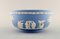 Large Bowl in Light Blue Stoneware with Classicist Scenes from Wedgwood, England, 1930s, Image 2