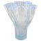 Veckla Vase in Light Blue Mouth Blown Art Glass by Arthur Percy for Gullaskruf 1