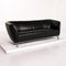 Black Leather Pupilla 3-Seat Sofa from Leolux, Image 7
