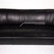 Black Leather Pupilla 3-Seat Sofa from Leolux 4