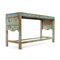 Wooden Table with Blue Patina, 1940s 2