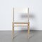 White-Cream Beech Dining Chair from Zavod Sabinov, 1960s 2