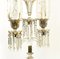 19th Century Italian Crystal Candelabras in Baccarat Crystal, Set of 2, Image 5