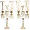 19th Century Italian Crystal Candelabras in Baccarat Crystal, Set of 2, Image 1