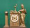 19th Century French Gold-Plated Bronze Shelf Clock 5