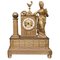 Horloge de Étagère 19ème Siècle en Bronze Plaqué d'Or, France 1