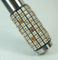 Brutalist Danish Stainless Steel and Mosaic Vase 5