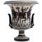 Vintage Ceramic Krater Painted with Pompeian Scenes 1