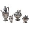 Vintage Japanese Tea and Coffee Silver Set, 1970s, Set of 4 1