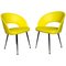 Yellow Armchairs, 1950s, Set of 2 1