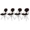 DKR/2 Wire Chairs by Charles & Ray Eames for Herman Miller, 1950s, Set of 4 1