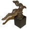Bronze & Bronze Gazelle Statue von Guido Cacciapuoti, 1930er 5