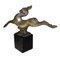 Terracotta and Bronze Leaping Gazelle Statue by Guido Cacciapuoti, 1930s 2