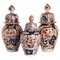 Japanese Imari Vases, Set of 3 1