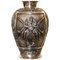 Silberne orientalische Vase aus der Kolonialzeit, 1900er 1